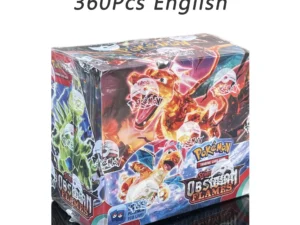 324/360Pcs English Version Pokemon TCG: Scarlet&Violet 151 Prismatic Evolutions Booster Box Pokemon Trade Card 36 Pack Box Gifts - Oyoyo  - Color : Obsidian Flames