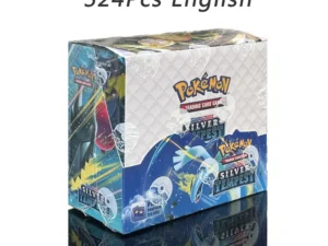 324/360Pcs English Version Pokemon TCG: Scarlet&Violet 151 Prismatic Evolutions Booster Box Pokemon Trade Card 36 Pack Box Gifts - Oyoyo  - Color : Silver Tempest