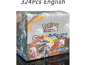 324/360Pcs English Version Pokemon TCG: Scarlet&Violet 151 Prismatic Evolutions Booster Box Pokemon Trade Card 36 Pack Box Gifts - Oyoyo  - Color : Sun Moon