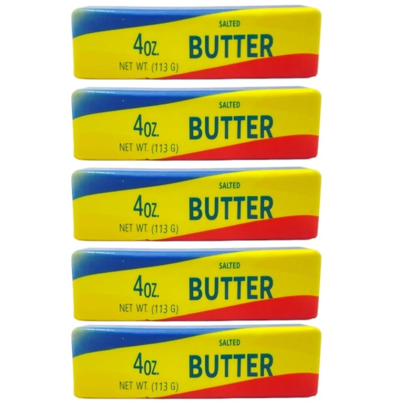 Soft Butter Stick Squeeze Slow Rise Stress Relief Toy Yellow Cheese Stick Fidget Toy Children's Squeeze Ball Birthday Gift - Oyoyo 26 - Color : B-5 PCS