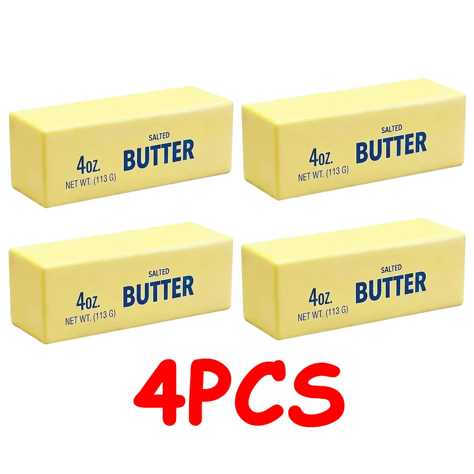 In Stock Butter Stick Squishy Toy Slow Rising Squeeze Toy Butter Bar Brick Squishy Fidget Toy Anti Stress Release Relax Gift - Oyoyo 26 - Color : A4-Random 4pcs