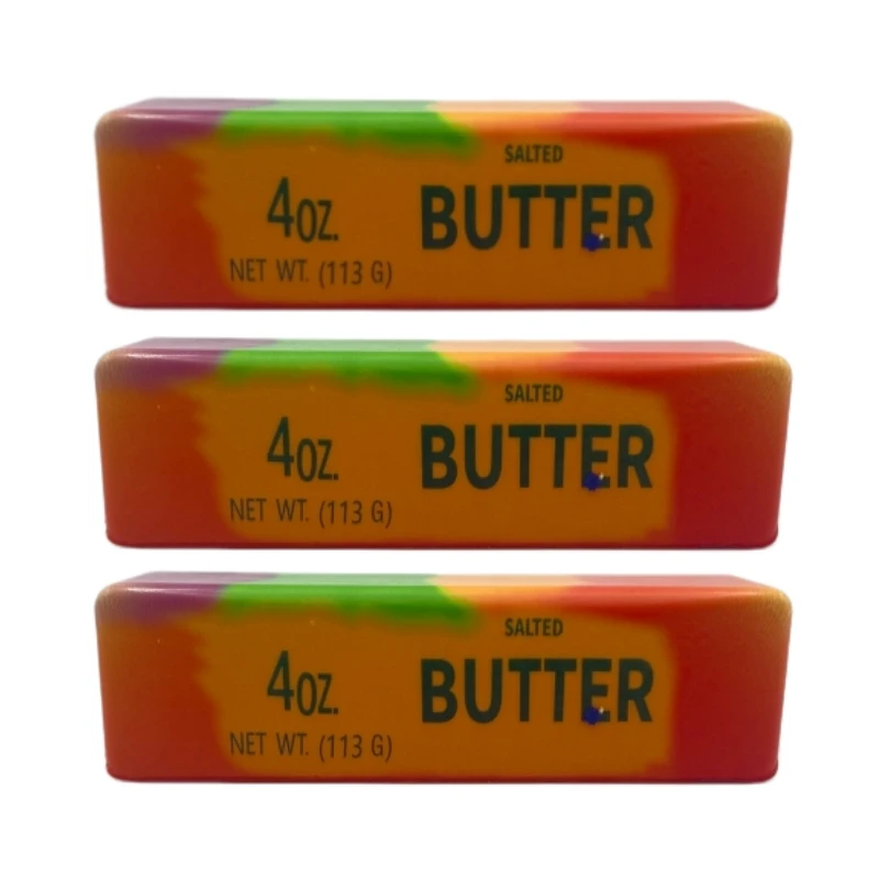 Soft Butter Stick Squeeze Slow Rise Stress Relief Toy Yellow Cheese Stick Fidget Toy Children's Squeeze Ball Birthday Gift - Oyoyo 26 - Color : C-3 PCS