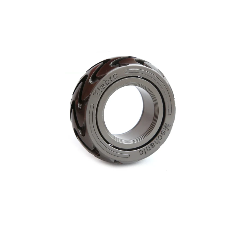 Ratchet Wheel Fidget Ring Fidget Slider Adult EDC Metal Fidget Toys ADHD Hand Spinner Stress Relief Toys Office Toy Adult Gift - Oyoyo 26 - Color : Stainless Steel