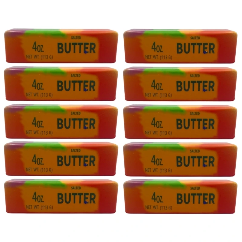 Soft Butter Stick Squeeze Slow Rise Stress Relief Toy Yellow Cheese Stick Fidget Toy Children's Squeeze Ball Birthday Gift - Oyoyo 26 - Color : C-10 PCS
