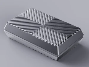 Newest Magnetic Cube Push Slider Anti Stress Metal Fidget Slider DIY Metal Decompression Desk Toys EDC For Adults Kids Gifts - Oyoyo 26 - Color : Silver