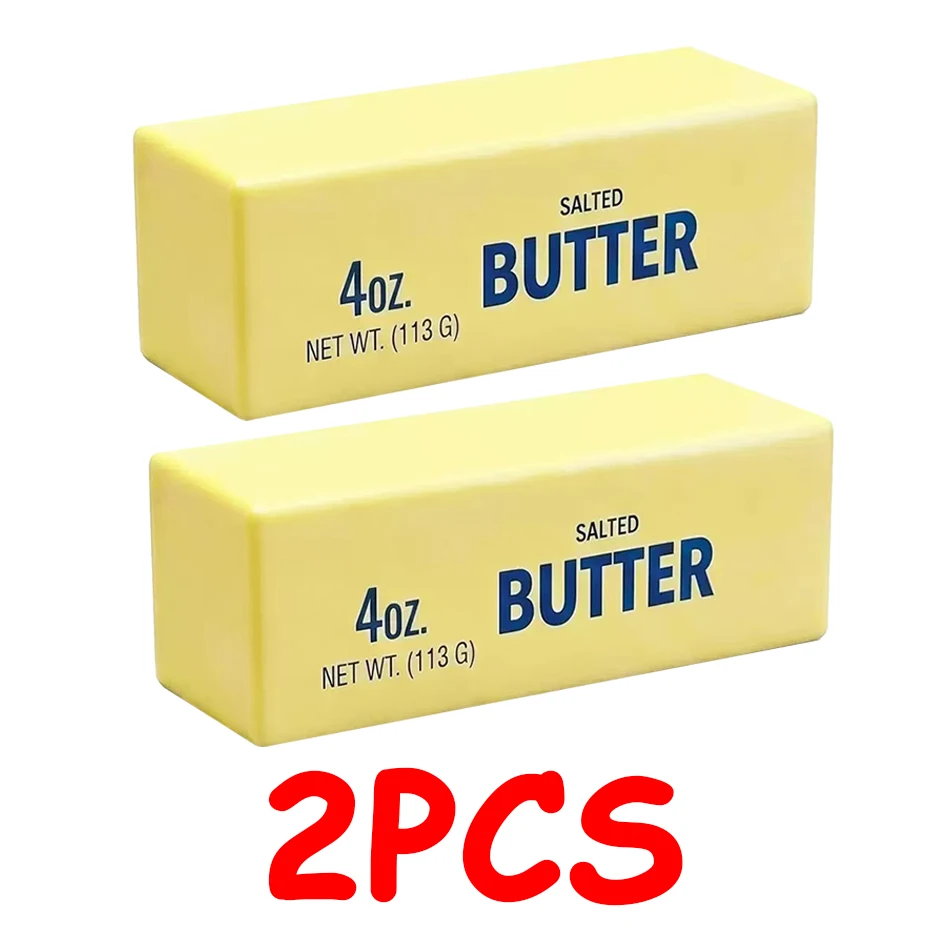 In Stock Butter Stick Squishy Toy Slow Rising Squeeze Toy Butter Bar Brick Squishy Fidget Toy Anti Stress Release Relax Gift - Oyoyo 26 - Color : A2-Random 2pcs